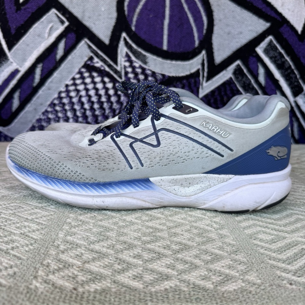 Size 11.5 Karhu Fusion‎ Ortix 3.5 Hivo Running Shoes Men's Gray Sneakers F100336